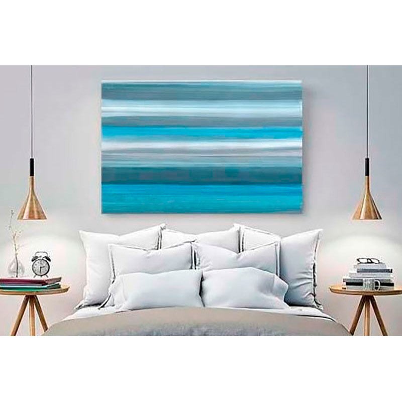 Arte moderno, Abstracto lienzo tonos azules decoración pared Abstractos Pintura Abstracta venta online